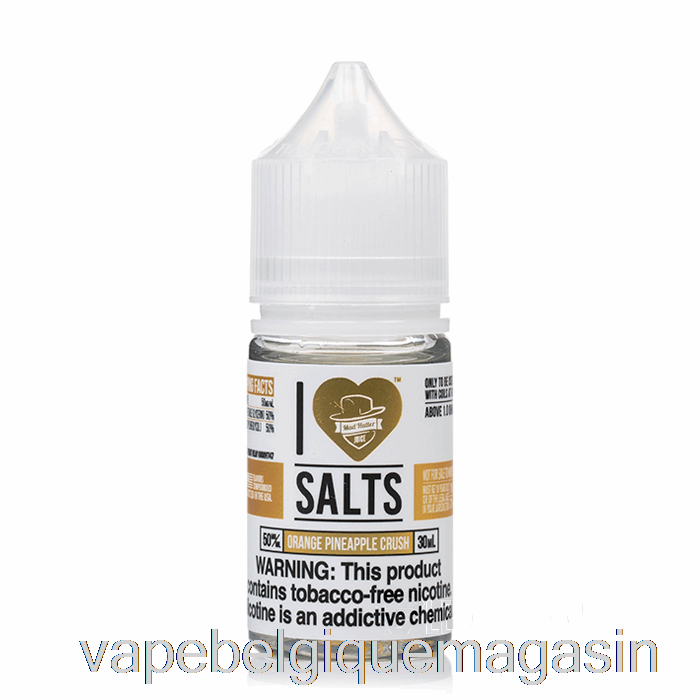 Jus De Vape écrasement D'ananas Orange - J'aime Les Sels - 30 Ml 50 Mg